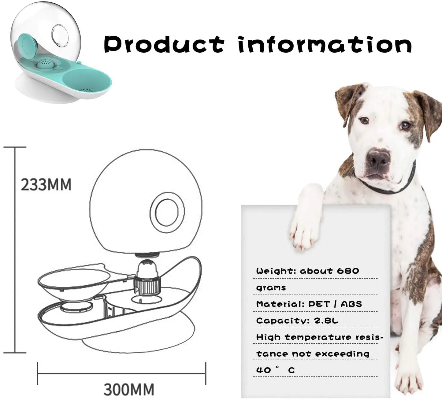 AquaFlow Pro Pet Fountain